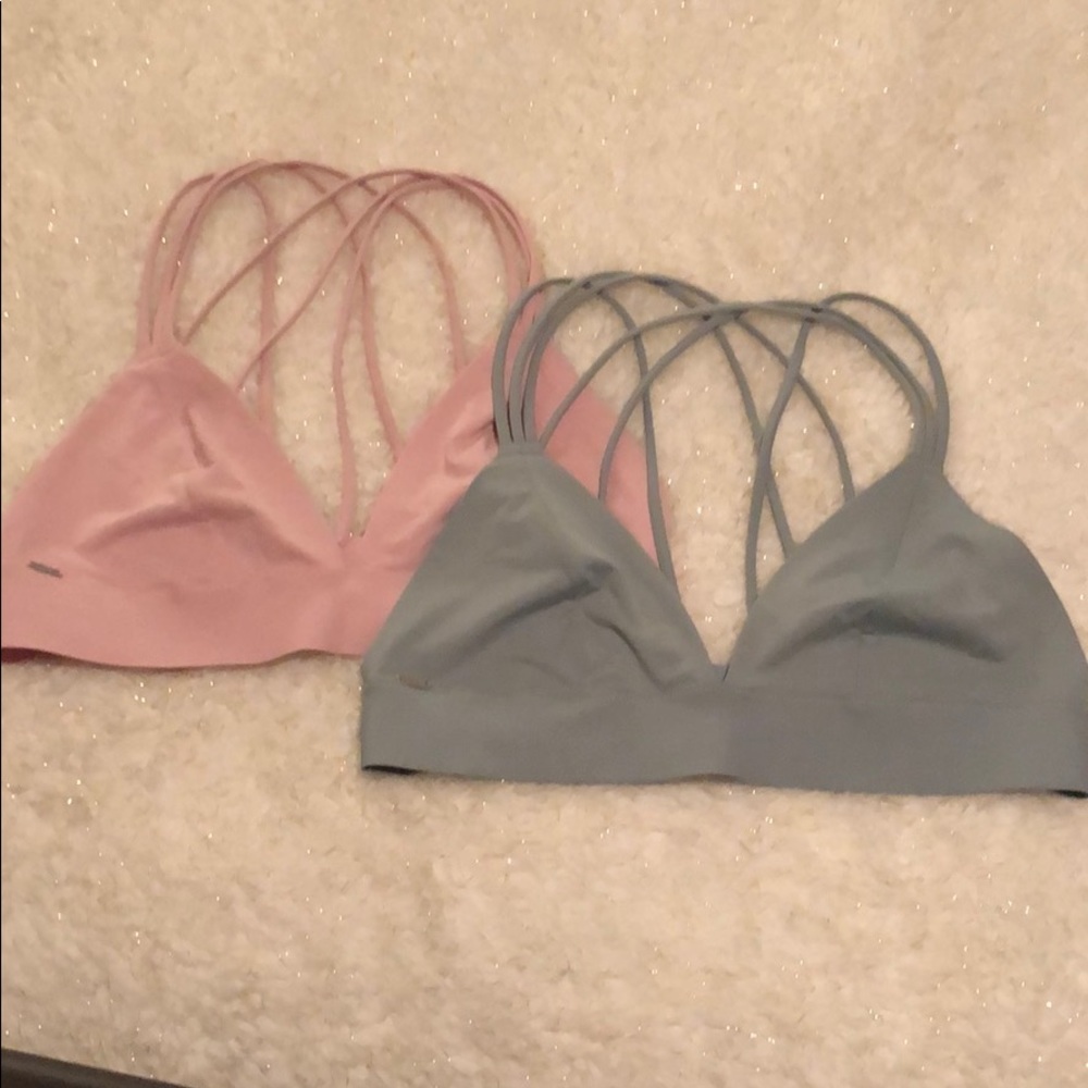 VS Pink bralettes